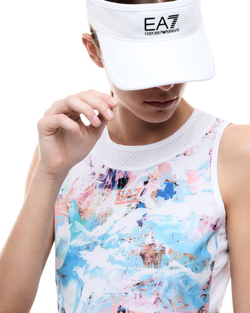 Теннисное платье EA7 Tennis Jersey In Ventus7 - fancy white2