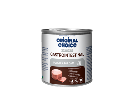 Консервы ORIGINAL CHOICE VETDIET Gastrointestinal для взрослых кошек с чувствительным пищеварением 240 г