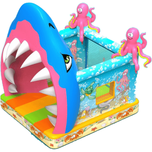 Надувной батут "Пасть акулы"