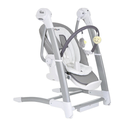 Стульчик для кормления Pituso Triola 3 в 1 Темно-серый