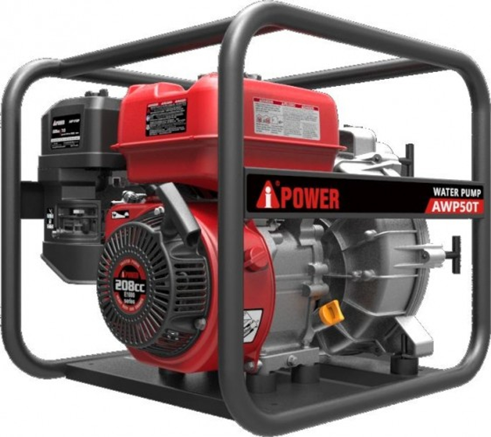 Мотопомпа бензиновая A-iPOWER AWP 50T для грязной воды 30221