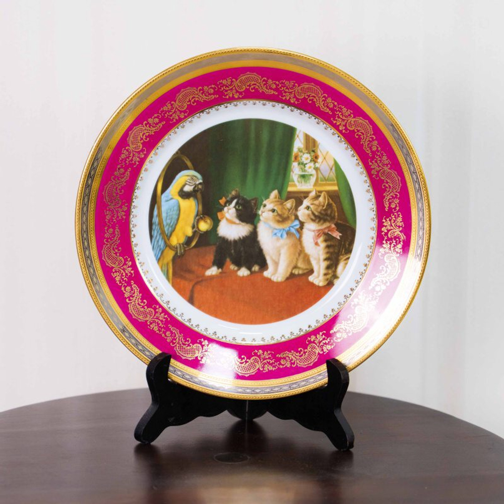 Декоративная тарелка «Внимательные слушатели»