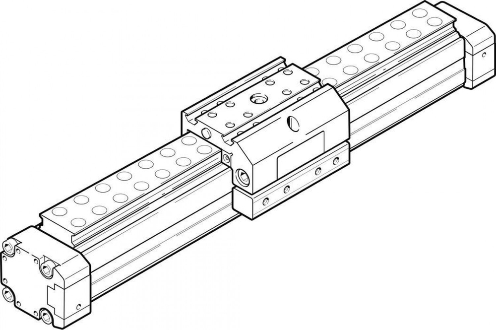 Линейный привод Festo DGPL-32-400-PPV-A-B-KF
