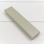 Коробка Ювелирная 20х4.5х2.7 см "Ромбики" (Серый)