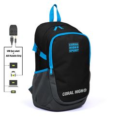 Çanta \ Сумка \ Bag CORAL HIGH SPORT SIRT ÇANTA(USB+AUX SOKETLİ) 23237
