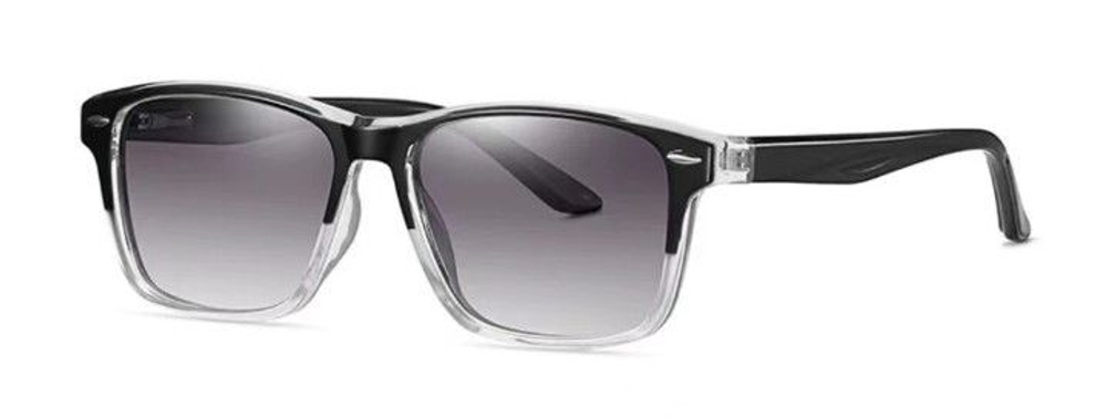 Очки женские солнцезащитные модные 2023 классические летние  "С68-Р115 черно-серый"