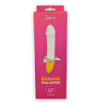 Мощный пульсатор в форме банана 19,5см Devi Banana Pulsator VD-101