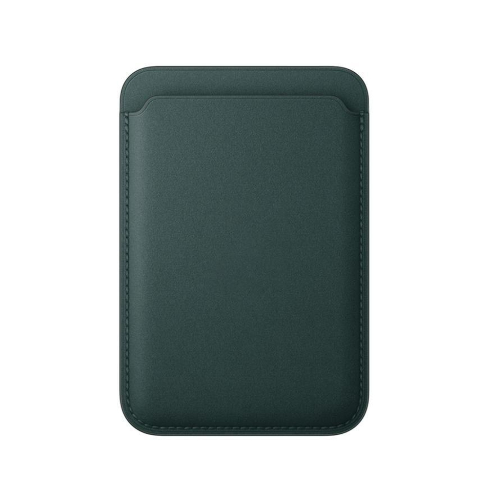 Тканевый чехол-бумажник MagSafe Apple FineWoven Wallet, Тёмно-зелёный