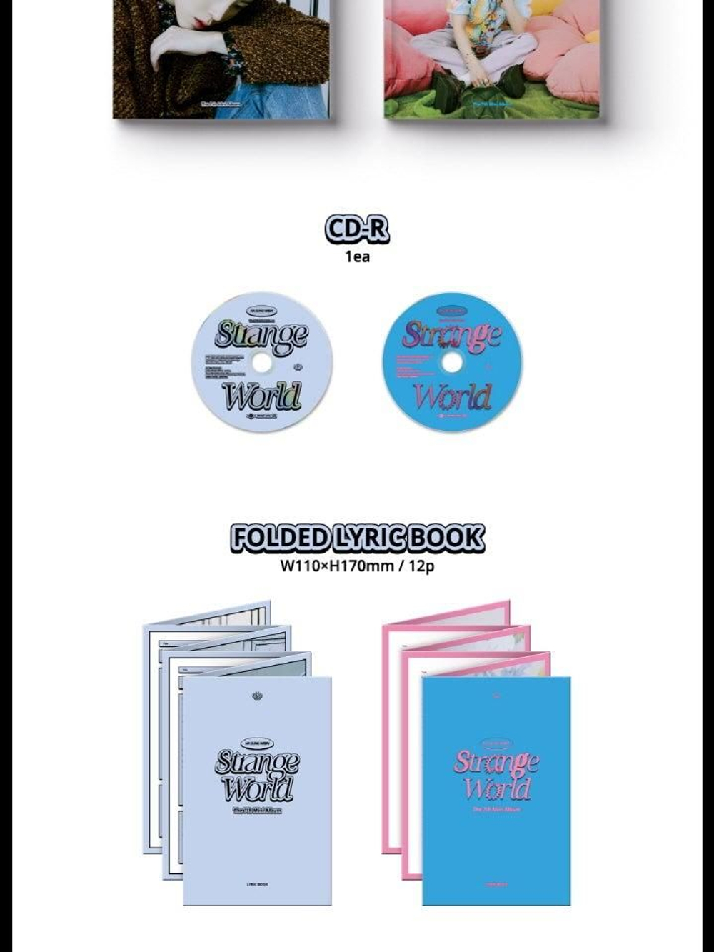 Альбом HA SUNG WOON - Strange World 7th Mini Album RANDOM Version