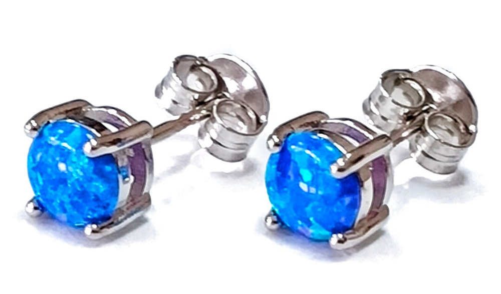 Ювелирные серьги-пусеты Эстерелла