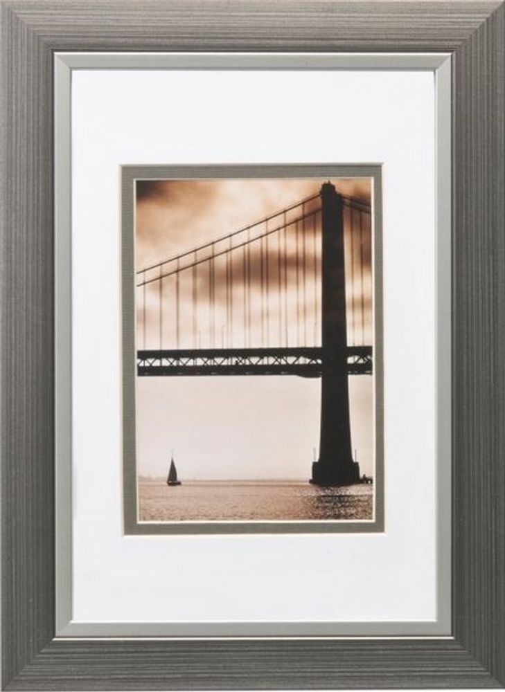 HENZO 80984 20x30/15x20 (паспарту) Frisco Bay пластик (т.серая) ф/рамка