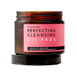 So'natural perfecting cleansing oil pads - Очищающие диски для лица с экстрактами натуральных масел для снятия макияжа