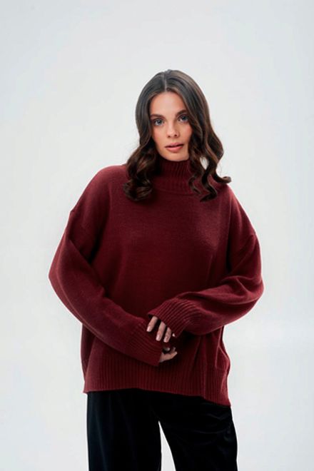 Джемпер Т077-16 бордо