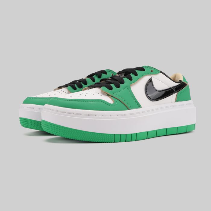 Кроссовки Jordan 1 Low Elevate SE Lucky Green (W) артикул:DQ8394-301 - купить в магазине Дайс