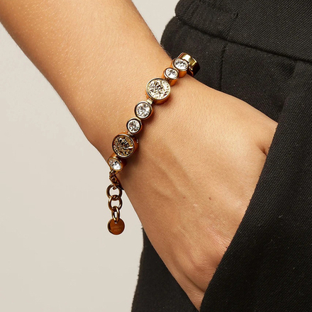 Браслет Dyrberg Kern AUGUSTA SG CRYSTAL 440144