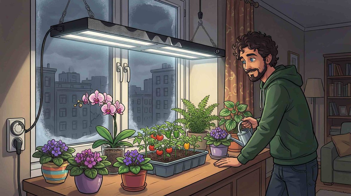 Фитолампа для растений: как выбрать нужную лампу для домашней рассады