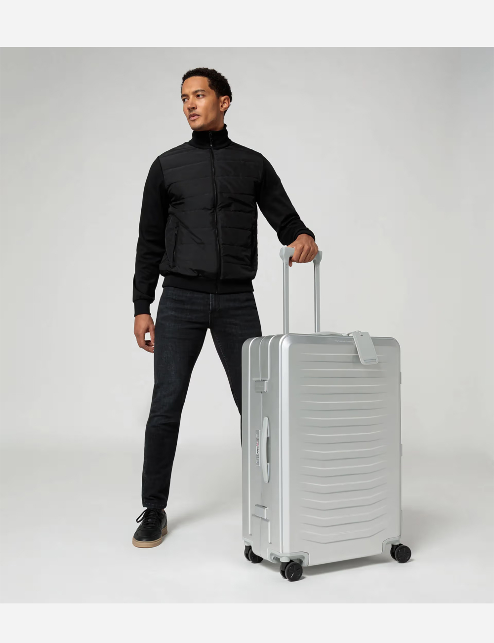 Чемодан Porsche Design Roadster Aluminum Trolley L "Silver"