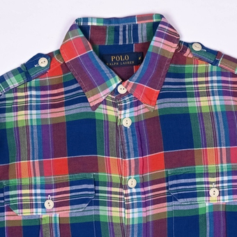 Сочная рубашка Polo Ralph Lauren в винтажном стиле, M