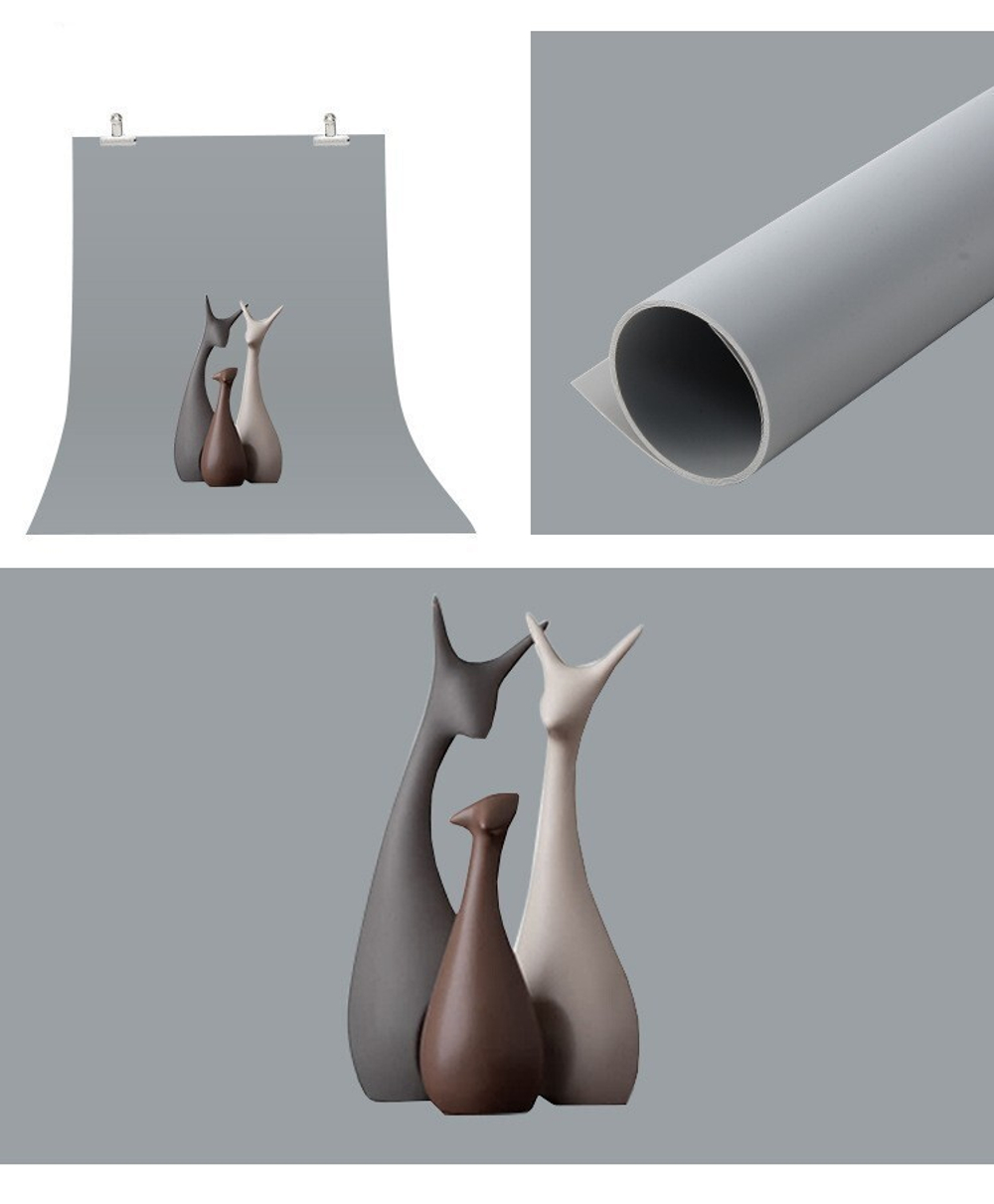 Фон пластиковый FST 100х120 серый матовый