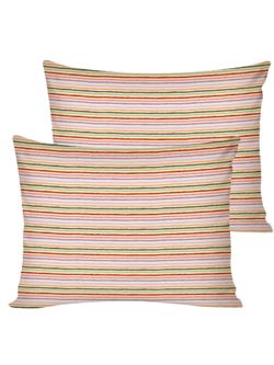 Постельное белье перкаль Сказка "Нежная полоска" 2-спальное Наволочка 50х70 см 2 шт Простынь на резинке 160x200 см Пододеяльник 175x215 см