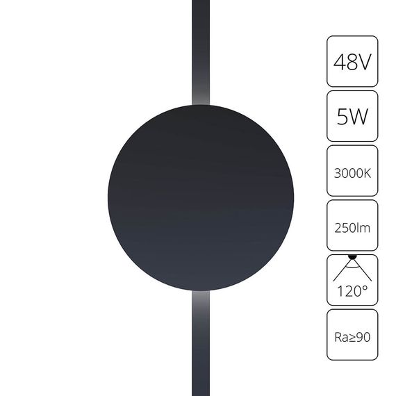 Трековый светодиодный светильник Arte Lamp Rapid A1163PL-1BK