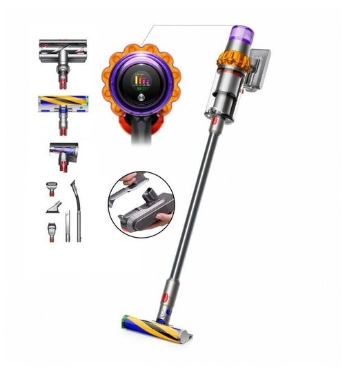 Пылесос Dyson V15 Detect Absolute Extra, серебристый