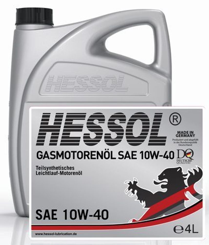 HESSOL GASMOTORENOL - 10W40 - 4 л Масло моторное д