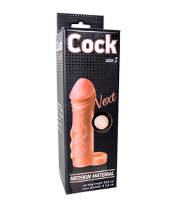 Фаллоудлинитель с кольцом COCK size S - 13,5 см.