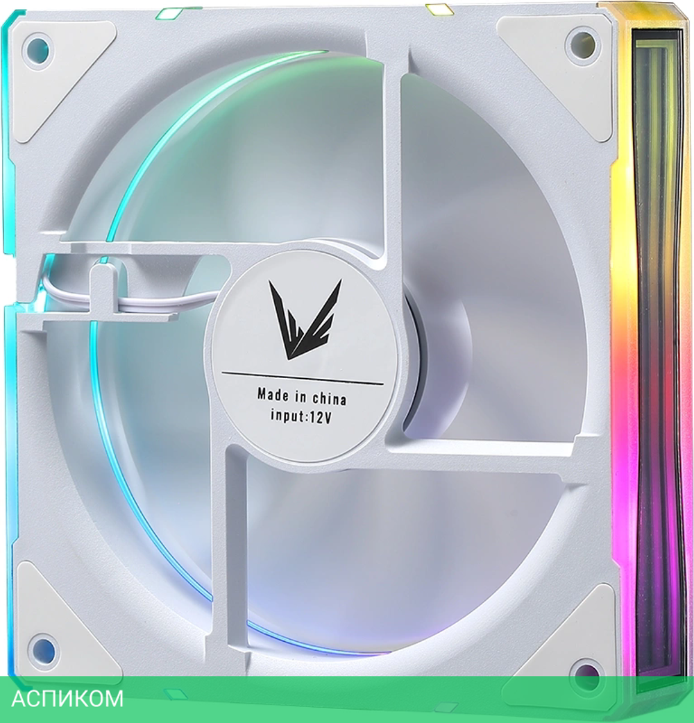 Вентилятор для корпуса Formula V Line Floe Plus 12WH ARPW ARGB белый