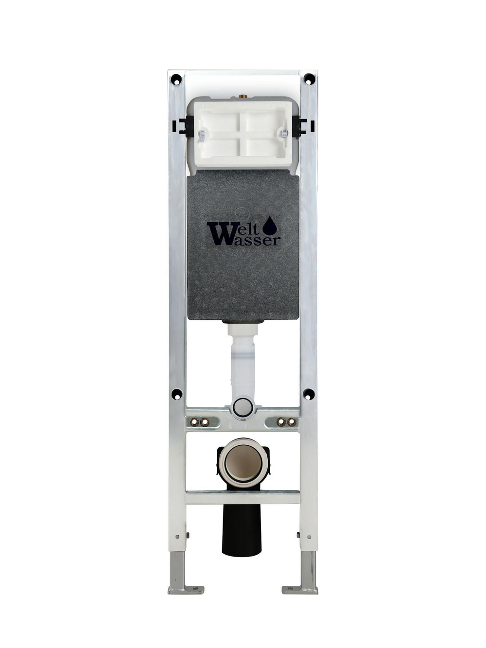Инсталляция для подвесного унитаза без кнопки WeltWasser  WW AMBERG 350 ST  10000005985
