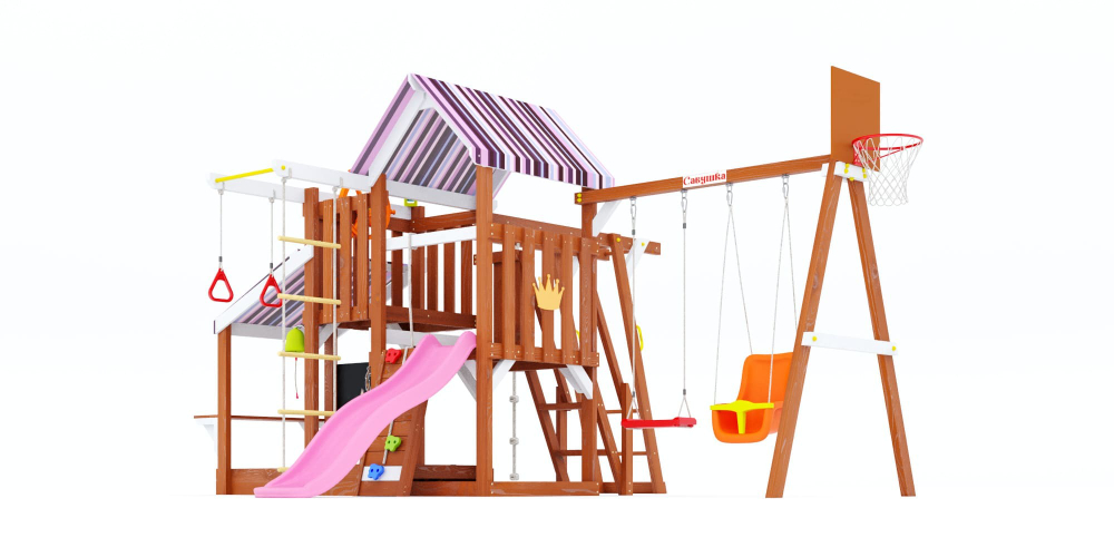 Детская площадка Савушка Тусун - 9 (розовый)