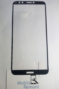 Защитное стекло "С рамкой" для Huawei Honor 7C Pro Черное
