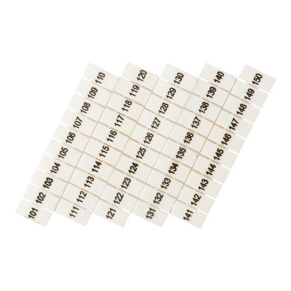 Маркеры для JXB-ST 4 с нумерацией 100-150 (уп.100шт) PROxima EKF zb-st-4-100-150
