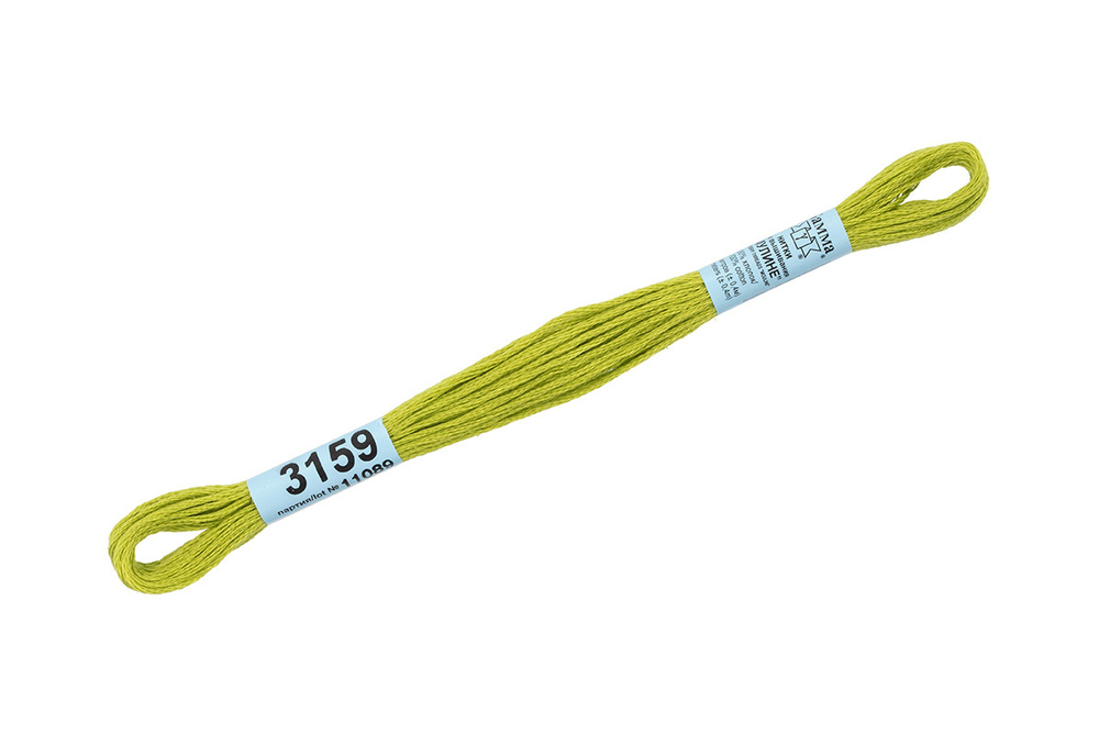 Мулине "Gamma", 100% хлопок , 8 м, №3159