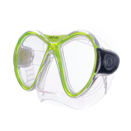 Маска для плав. Salvas Kool Mask, CA550S2TGSTH, закален.стекло, силикон, р. Senior, желтый