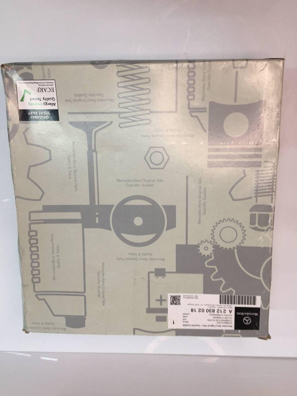 Фильтр салона угольный ОРИГИНАЛ A2128300218 Mercedes-Benz C-Class, E-Class