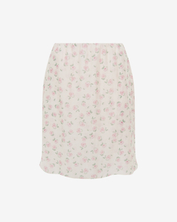 Юбка из органзы в мелкий цветочек