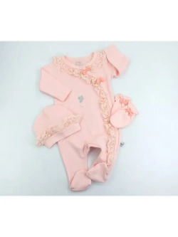 Комбинезон на выписку для девочки