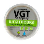 Шпатлевка по дереву VGT Экстра, акриловая, 0,3 кг, дуб, ВГТ, 43996