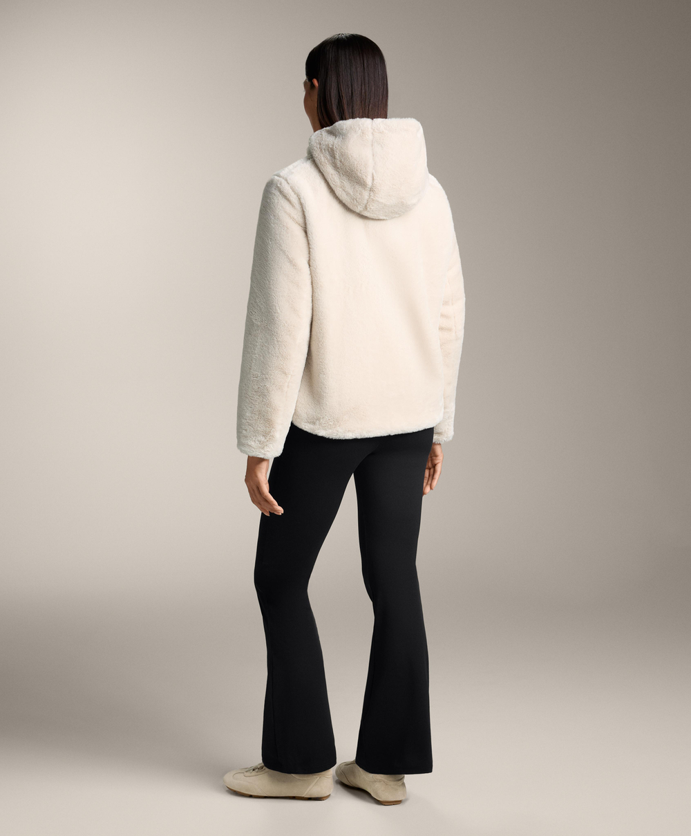 Oysho Двусторонняя утепленная куртка FELLEX® AEROGEL из искусственного меха, каменный