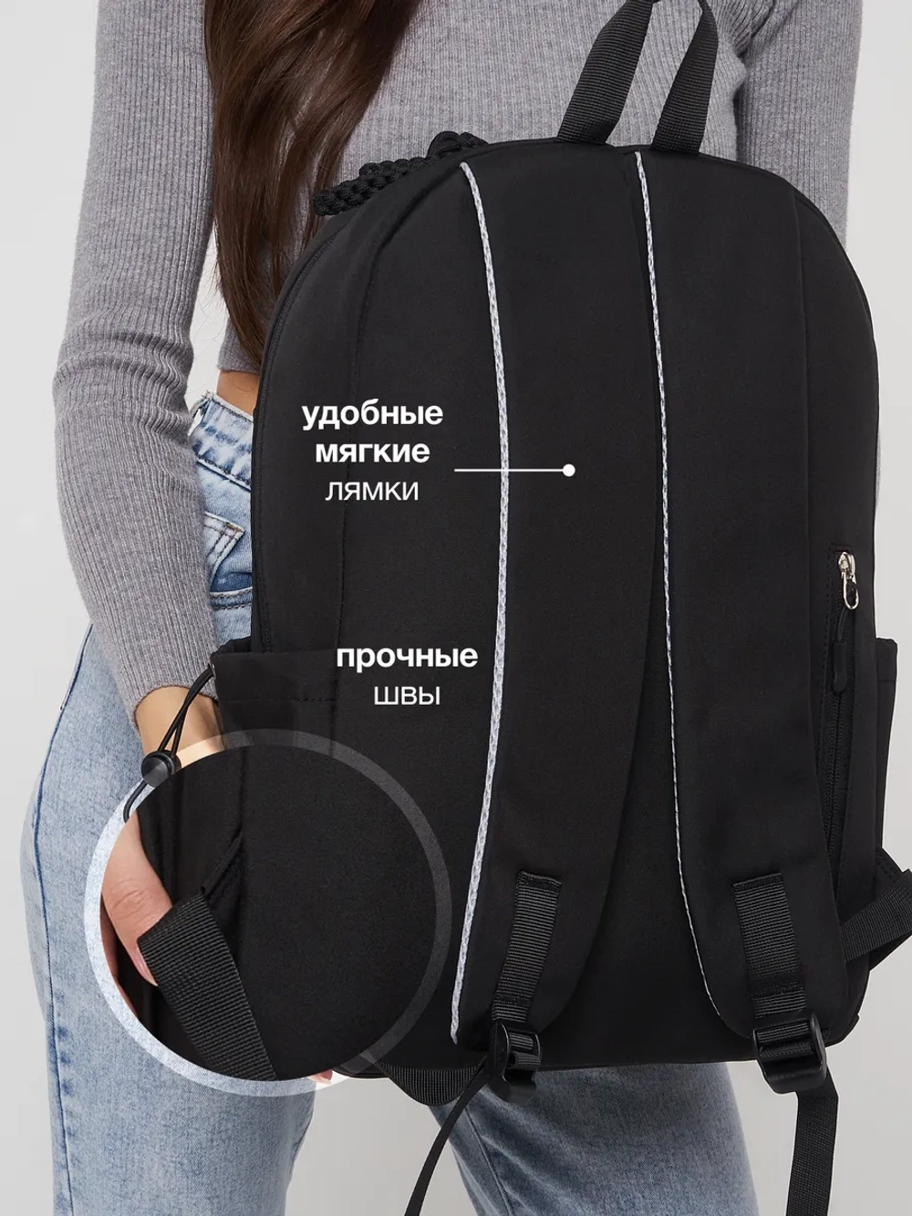 Рюкзак школьный универсальный городской повседневный