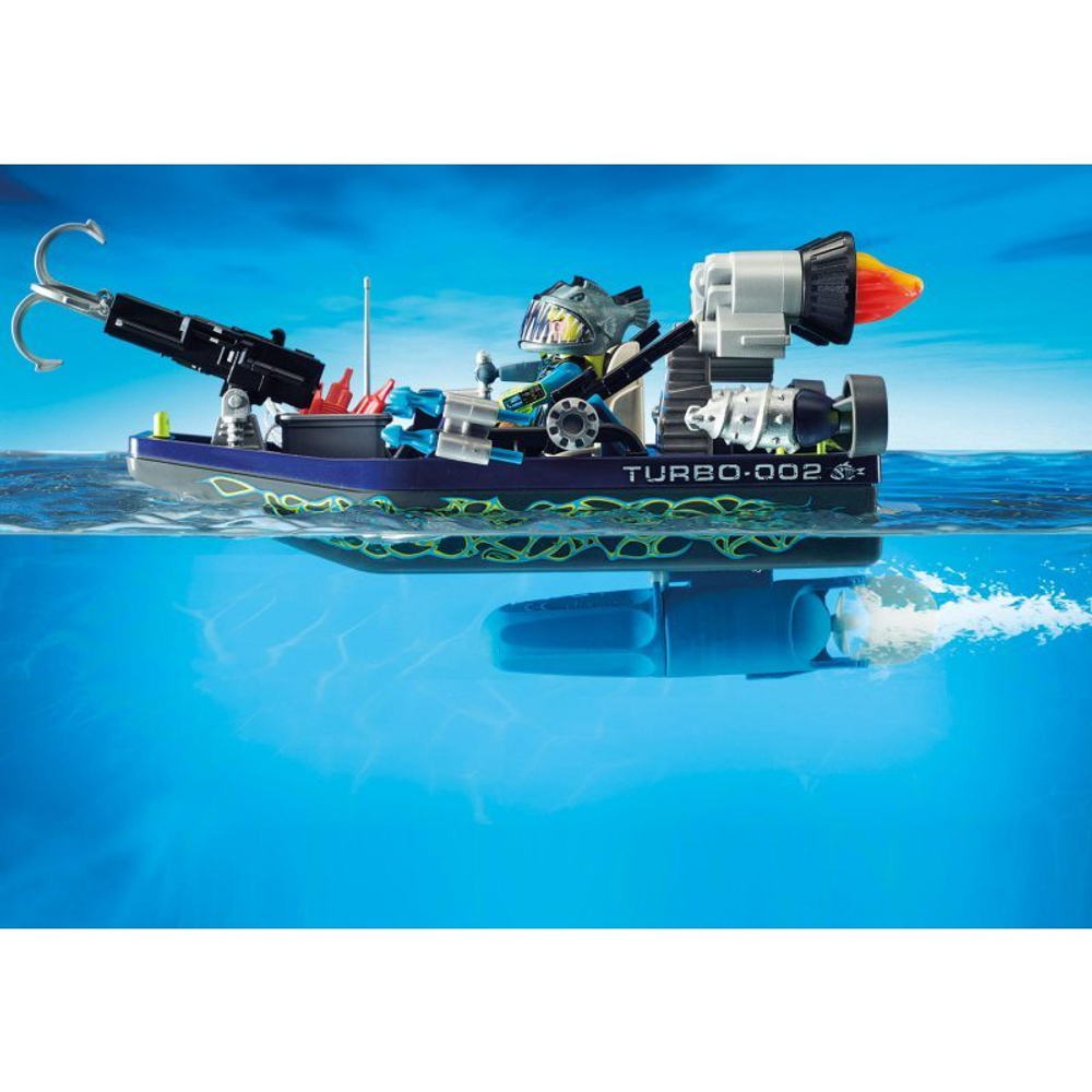 Playmobil - Лодка TEAM SHARK с гарпуном 70006