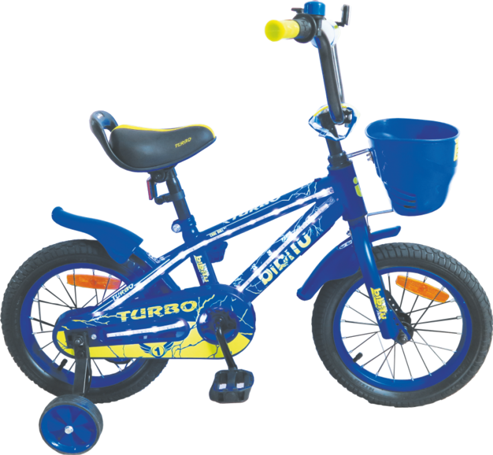 Велосипед 12" BIBITU TURBO, голубой