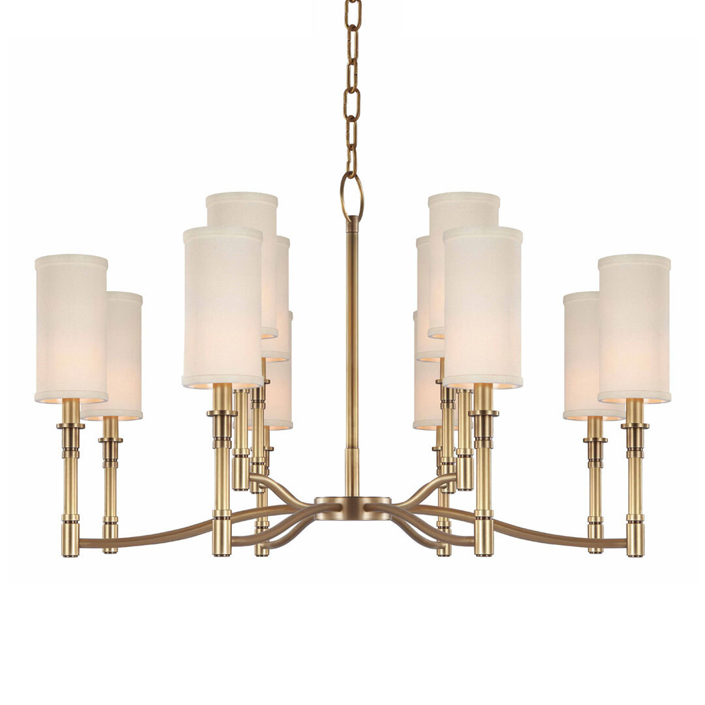 Люстра Cloyd SAMUEL C12 / Ø95 см - латунь (арт.10087)