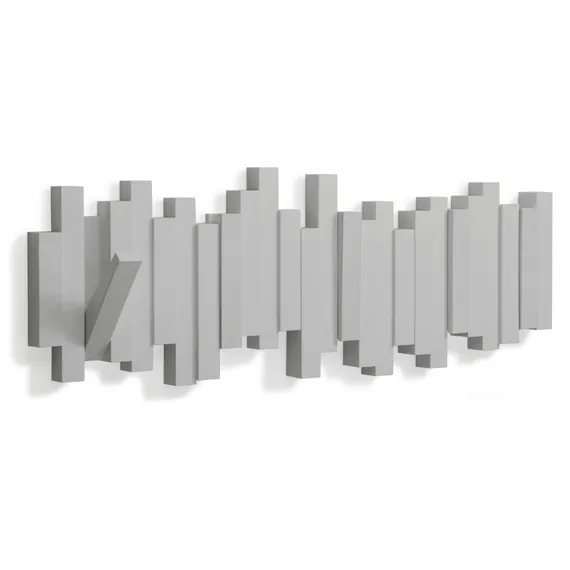 Настенная вешалка Sticks серая