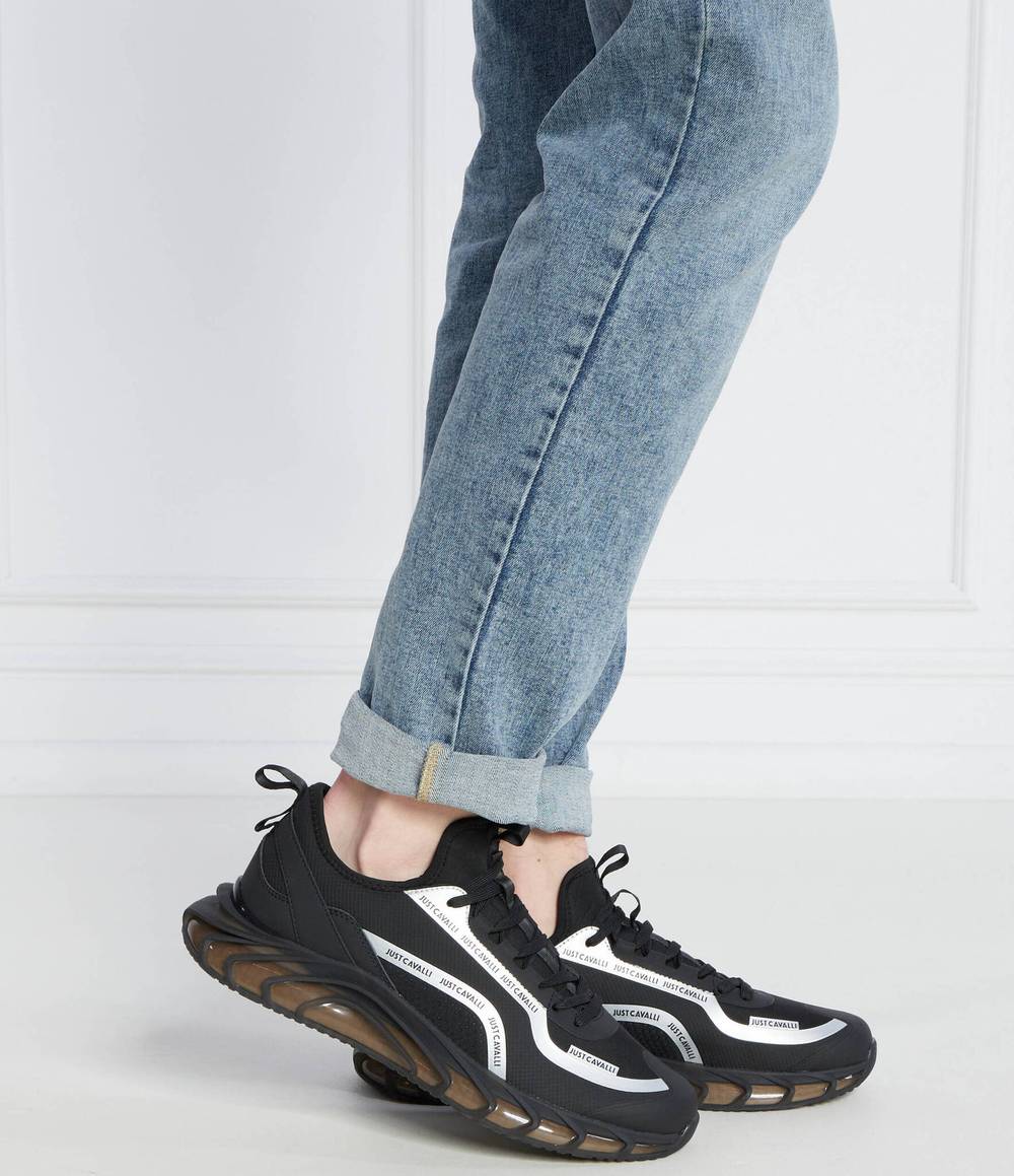 Кроссовки Just Cavalli - черный(76QA3SQ1ZSA72)