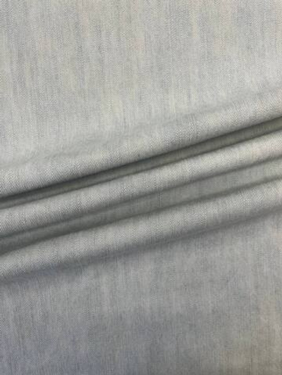 Джинса (деним) хлопковая selvedge светло-песочная