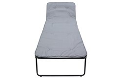 Кровать раскладная Надин п/мягкая лист 10мм арт.С408/71 (цвет ткани серый рис.без рисунка (1 шт. в уп.)