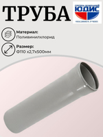 ПВХ Труба  Ф110 х2,7х500мм  ViEiR  (10шт)