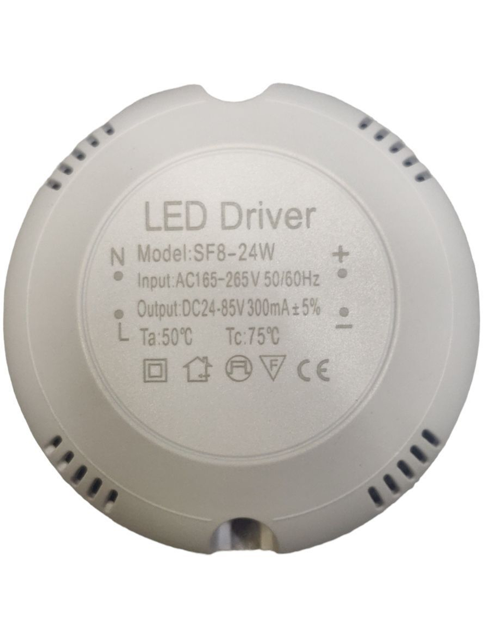 Блок питания для светильника (Led Driver: SF8-24W DC24-85V 300mA)